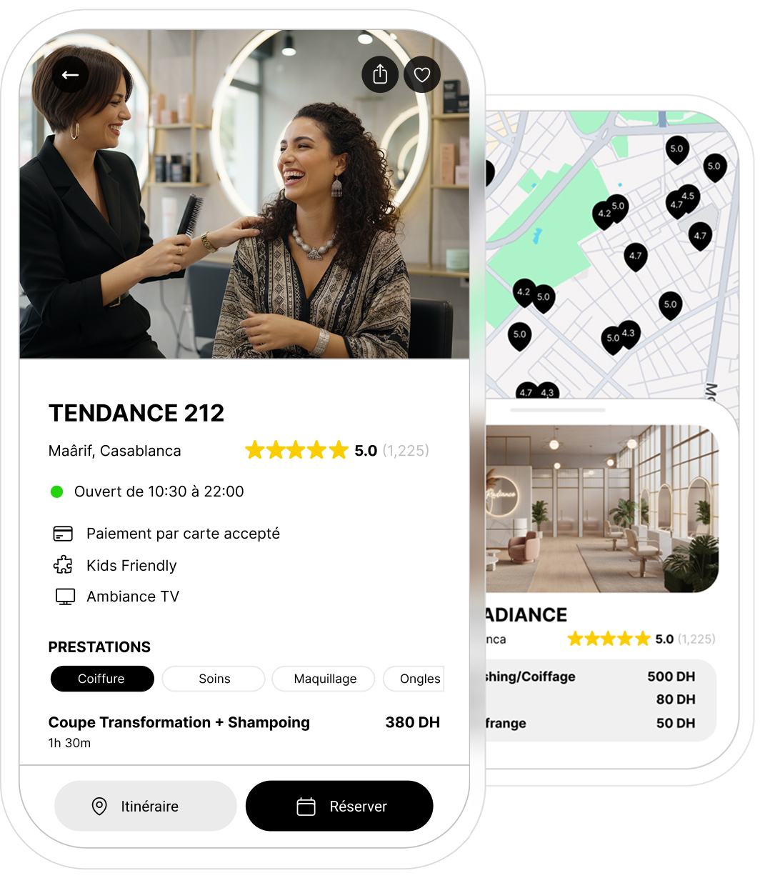 Application Mobile Saloon
